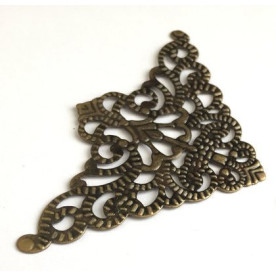 Уголок старая латунь 56*56 мм , 1 шт