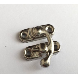 Замок декоративный никель, 33*29 мм, 1 шт