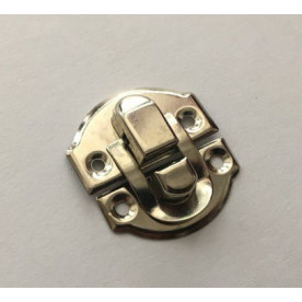 Замочек декоративный, серебро, 27*29 мм