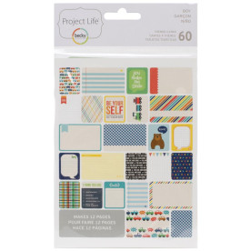Набір карток Boy Project Life, 60 шт від American Crafts