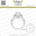 Акриловый штамп Обручальное кольцо, 4,1*5 см, Lesia Zgharda