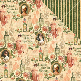 Двусторонняя бумага Catherine, 30*30 см от Graphic 45