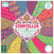 Набор бумаги Storyteller, 16 листов , 30*30 см, 200 г/м от First Edition