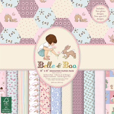 Набір паперу Belle and Boo II, 20 * 20 см від Dovecraft