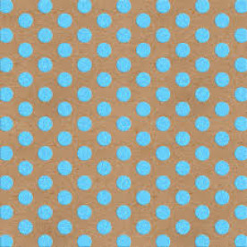Односторонняя крафт бумага с глиттером BLUE POLKA, 30*30 см от Ruby Rock-It