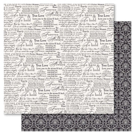 Двусторонняя бумага Forever & Always, 30*30 см от Ruby Rock-It