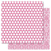 Двусторонняя бумага Pink Spotted, 30*30 см от Ruby Rock-It