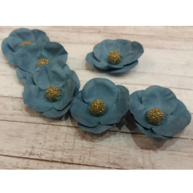 Набір кольорів сіро-синій 6 шт, 2,8 см від СкрапКлумба