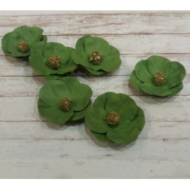 Набір кольорів фісташковий 6 шт, 2,8 см від СкрапКлумба