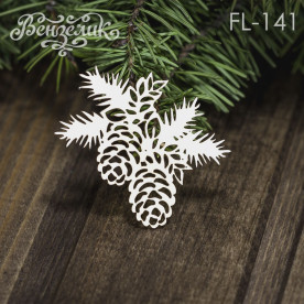 Чіпборд Шишки 01, 59 * 54 мм від Вензелік