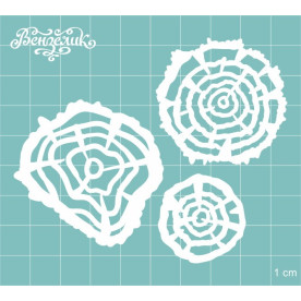 Набор чипбордов, "Срез дерева 01", 90*75 мм от Вензелик