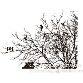 Акриловый штамп Дерево 6,1х4,8 см