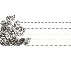 Акриловый штамп Журналинг 7,8х3,4 см