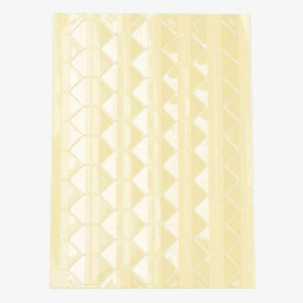 Куточки для фотографій на клейовий основі, колір жовтий, 10 * 15 мм, 102 шт