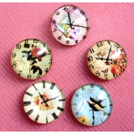 Набор кабошонов Путешествие во времени , 14 мм, 5 шт