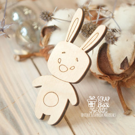 Заготівля фігурка для фарбування Звірятко, 33 * 71 мм від ScrapBox