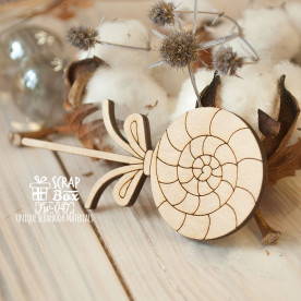 Заготівля фігурка для фарбування Льодяник, 35 * 75 мм від ScrapBox