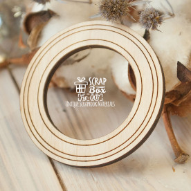 Заготівля фігурка для фарбування Рамочка, 53 * 53 мм від ScrapBox