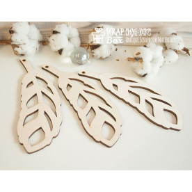 Заготовки для декора Перья простые 3 шт, 140*52 мм от ScrapBox