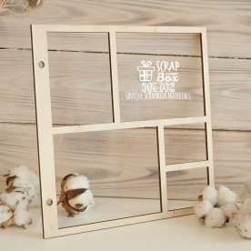 Заготовки для декора Рамочка для альбома, 200*200 мм от ScrapBox