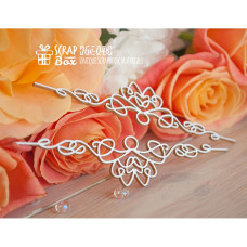 Чипборд Бордюр с кельтским узором (2 шт.) , 115*25 мм от ScrapBox