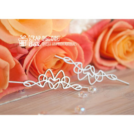 Чипборд Бордюр с кельтским узором маленькие (2 шт.), 66*14 мм от ScrapBox