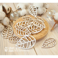 Чіпборд набір листочків, 22 * ​​35 мм від ScrapBox