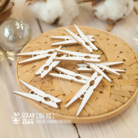 Чипборд прищепки (10 шт.) , 30*9 мм от ScrapBox