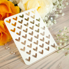 Чипборд  Карточка Project Life Hearts, 100*75 мм от ScrapBox