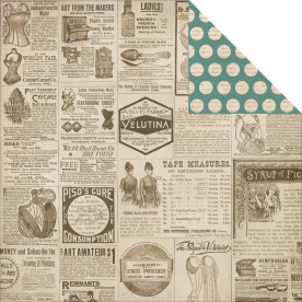 Аркуш двостороннього паперу Kitten Heel, 30 * 30 см від Kaisercraft