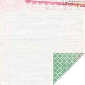 Лист двусторонней бумаги Damsel, 30*30 см от Kaisercraft