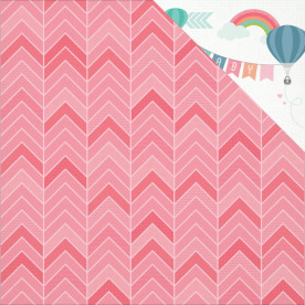 Лист двусторонней бумаги Ruby, 30*30 см от Kaisercraft