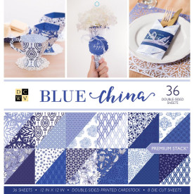 Набор бумаги Blue China, 36 л, 30*30 см от DCWV