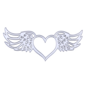 Ніж для вирізання тонкий Сердечко, розмір 10 * 4 см