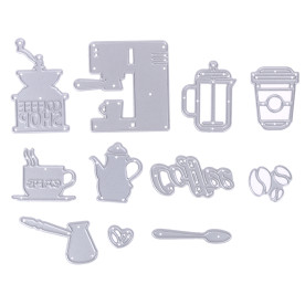 Набор ножей для вырезания Кофейня, 11 шт