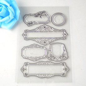 Акриловые штампы Рамочки, 6 шт, 11*16 см, CoolHoo