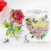Набор акриловых штампов  Rose collage, 6 шт, 15*18 см, CoolHoo