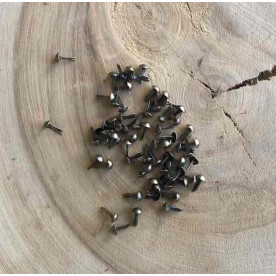 Набор металлических брадсов , цвет бронза, 20 шт, 5*9 мм