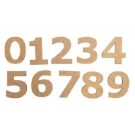 Заготівля Цифри 2, МДФ, висота 3 см, 1 шт від ROSA Talent