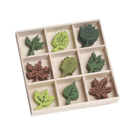 Набір прикрас з фетру, зеленого кольору, 9 шт, 3 см від Knorr Prandell