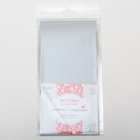 Набор заготовок для открыток 10,5*21 см 5 шт, цвет серый от ROSA TALENT