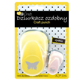 Фигурный дырокол Бабочка 238 3,7 см от Dalprint + подарок