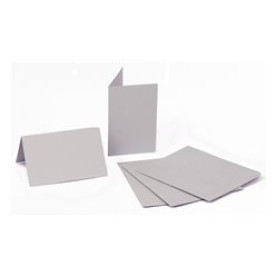 Набір заготовок для листівок 15,5 * 15,5 см 5 шт, світло-сірий від ROSA