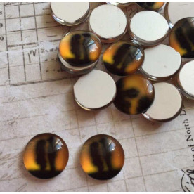 Скляний кабошон Перше кохання, 1 шт, 12 мм