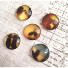 Набор кабошонов Любовь, 5 шт, 12 мм