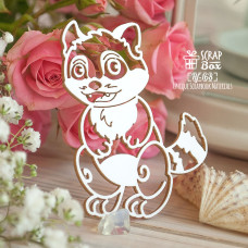 Чіпборд мультяшний Енотик, 53 * 70 мм від Scrapbox