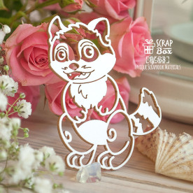 Чіпборд мультяшний Енотик, 53 * 70 мм від Scrapbox