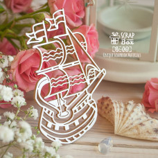 Чіпборд Корабель, 61 * 85 мм від Scrapbox