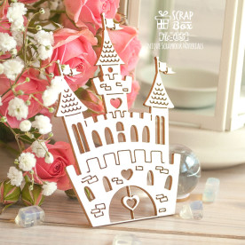 Чіпборд Замок малий, 65 * 92 мм від Scrapbox