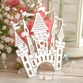 Чипборд Замок большой, 105*105 мм от Scrapbox